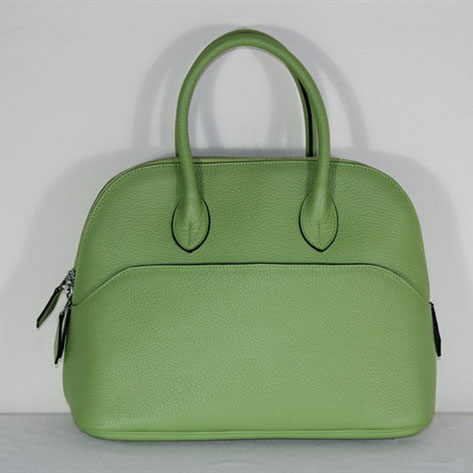 High Quality Replica Hermes Bolide Togo Leather Tote Bag Green 1923 - Click Image to Close